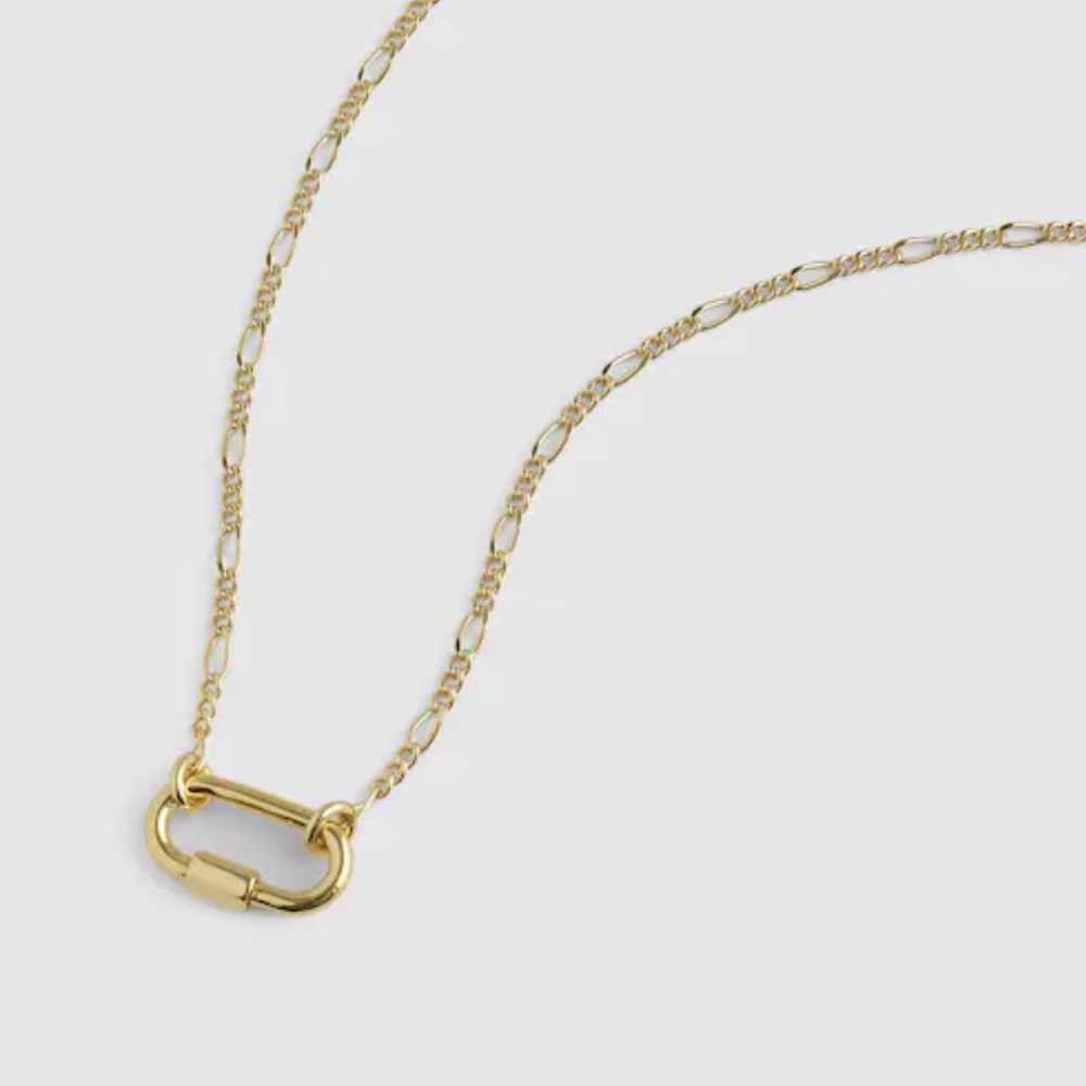 Madewell Dainty Carabiner Necklace